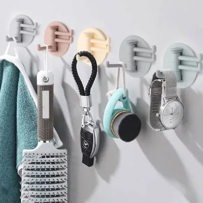 Adhesive Hanging Multifunctional Wall Hooks (2 pc)